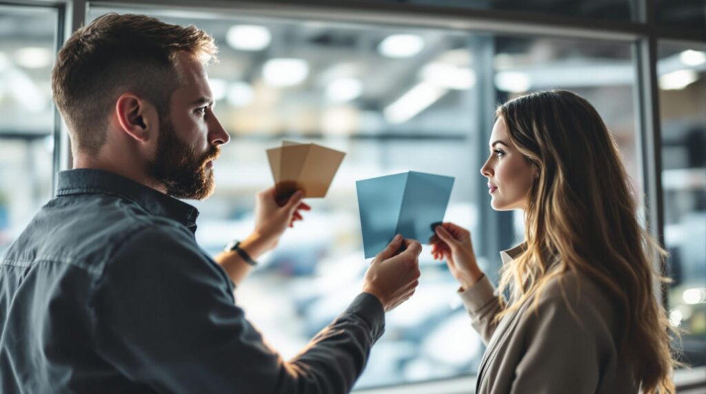 vitre teinté couleur